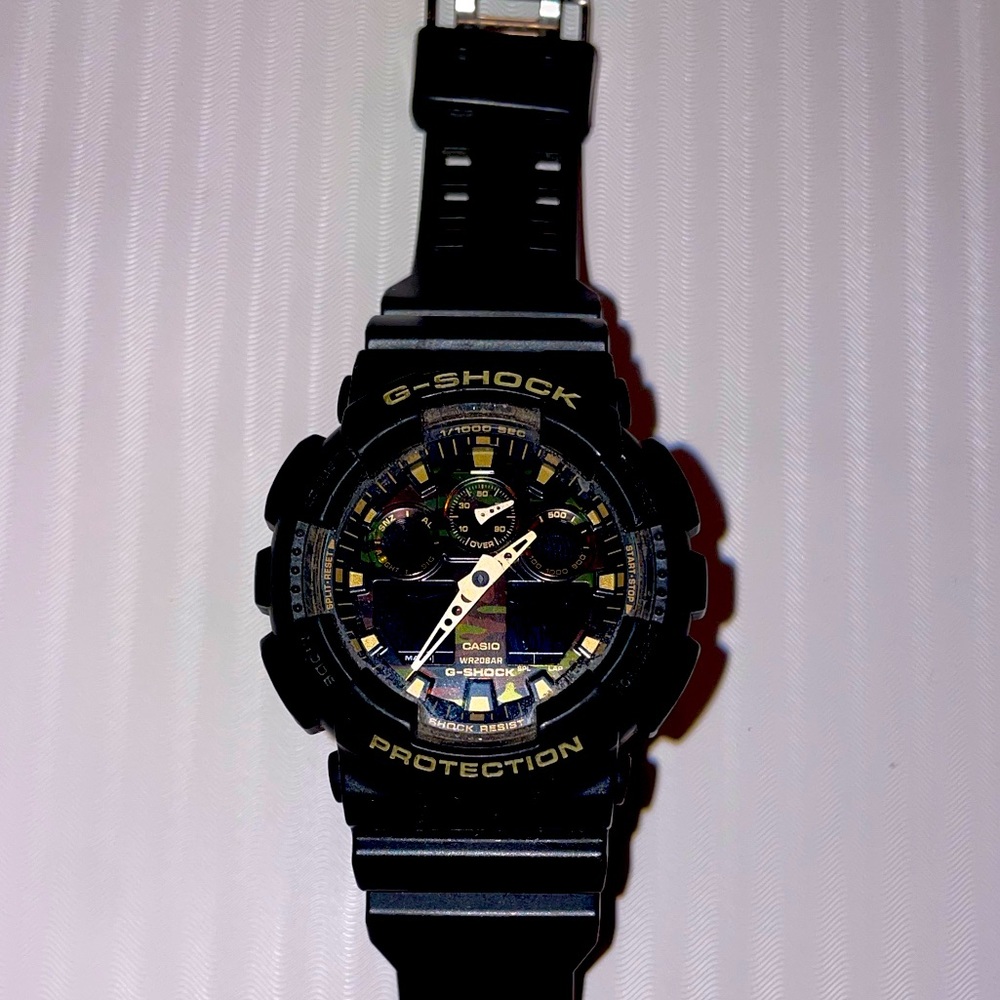 G-SHOCK WATCH camo watch- men’s